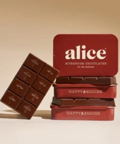 Alice Mushrooms Chocolate Happy Ending – 1 Tin (16 Doses)
